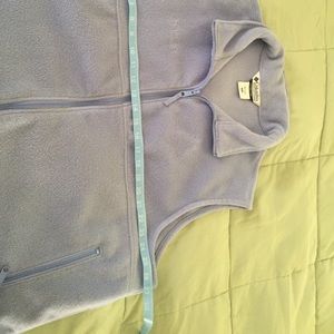 Columbia lavender polar fleece vest